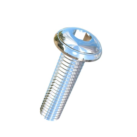 Allied Titanium #10-32 Socket Head Cap Screw, Socket, Plain Titanium, 3/4 in Length 0027943